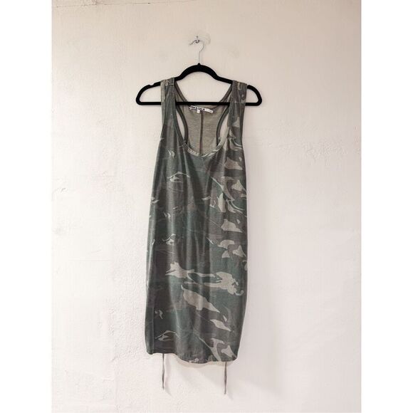Pam & Gela Dresses & Skirts - Pam & Gela Racerback Cotton Mini Dress in Camo Large